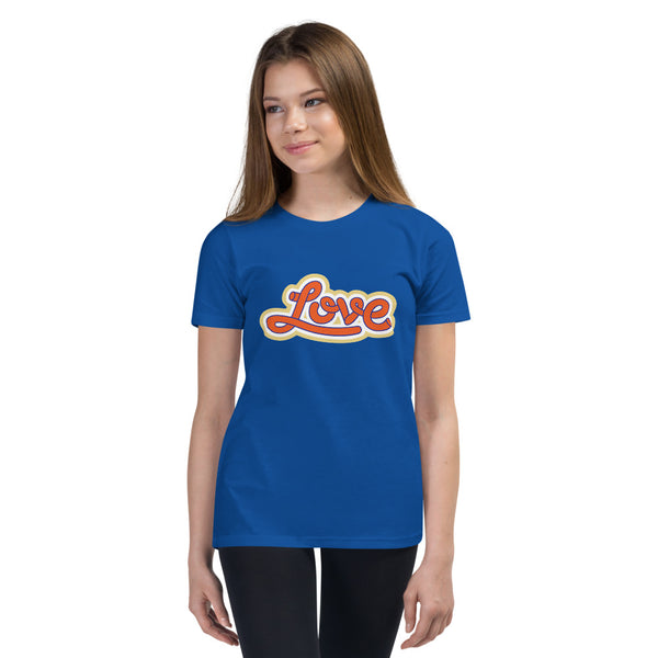 Girl's "Love" Printed Premium T-Shirt